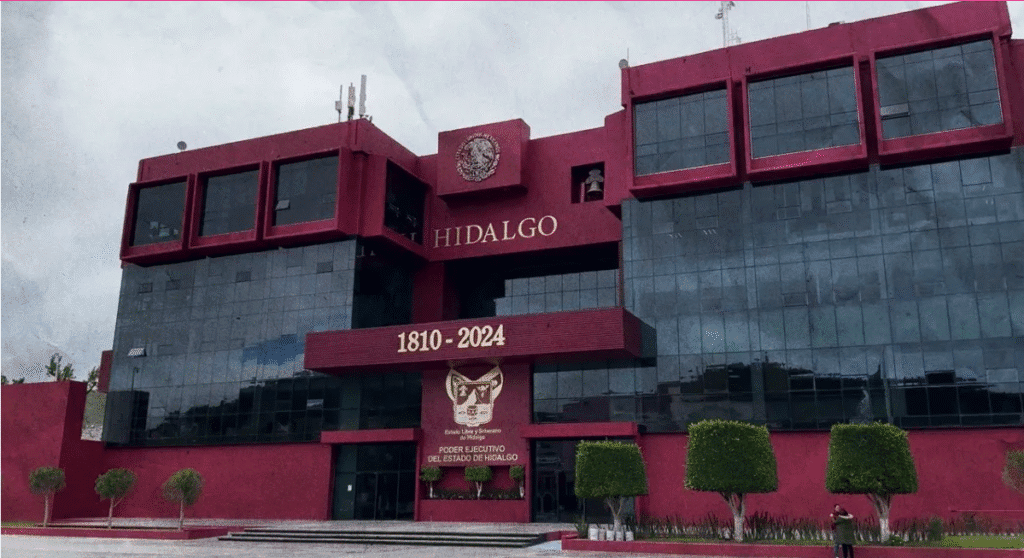Sede del gobierno de Hidalgo, representando la sede de los gobernadores